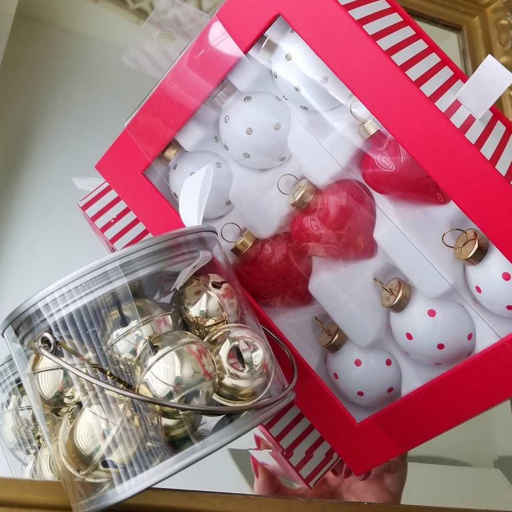 ❗Sugar Paper Red and Gold Ornament Bundle❗